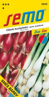 Cibule směs svazková - (žlutá, červená) 2g - série DUO