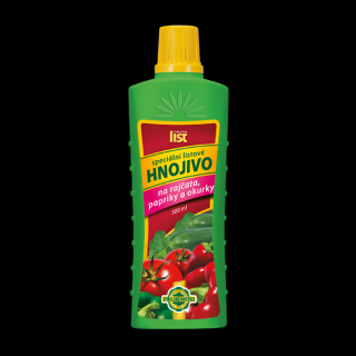 Hnojivo List - rajčata, papriky a okurky 500 ml