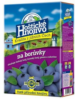 Hoštické - borůvky s guánem objem: 1 kg