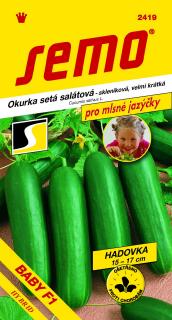 Okurka Baby F1 - sklen. kr 10s - série JAZÝČKY