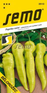 Paprika Bělorožec - zel. úzký beraní roh 0,5g