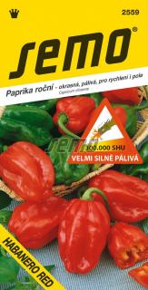 Paprika Habanero Red - zel. velmi silně pálivá 15s