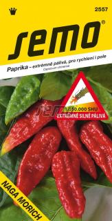 Paprika Naga Morich - zel. extrémně silně pálivá 15s /SHU 1 050 000/