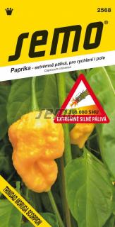 Paprika Trinidad Moruga Scorpion Yellow - zel. extrémně silně pálivá 10s