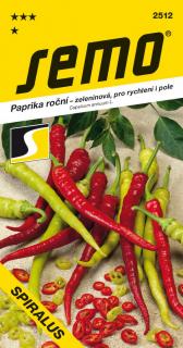 Paprika zel. sladká - Spiralus beraní roh 0,5g