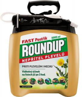 Roundup Fast  bez glyfosátu - 5 l rozprašovač