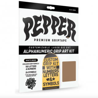 Griptape Pepper Alphanumeric Custom Grip Kit