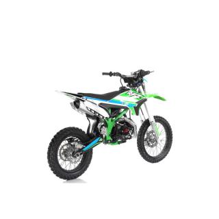 Dětská benzínová motorka Pitbike Leramotors By Apollo THUNDER 125cc 17/14 E-Start Zelená