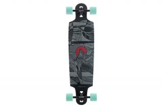 Landyachtz Drop Cat 38 Seeker Black - longboard