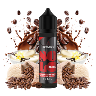 Bombo Solo Juice S & V Coffee Vanilla Custard Cream 15 ml