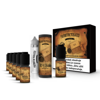 E-liquid DIY sada Premium Tobacco 6x10ml / 12mg: RY4 Cigar