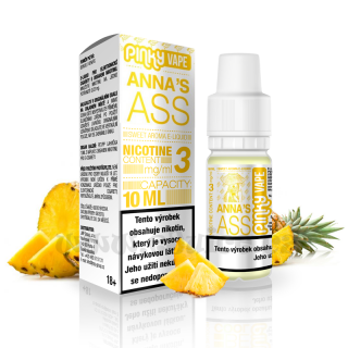 E-liquid Pinky Vape 10ml / 0mg: Annas Ass (Ananas)