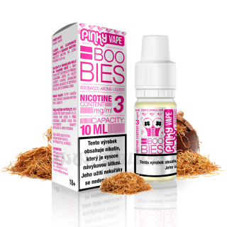 E-liquid Pinky Vape 10ml / 0mg: Boobies (Holandský tabák)