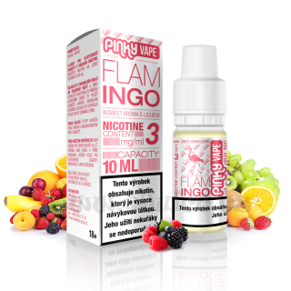 E-liquid Pinky Vape 10ml / 0mg: Flamingo (Ovocný mix)