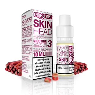 E-liquid Pinky Vape 10ml / 0mg: Skin Head (Rebarbora)