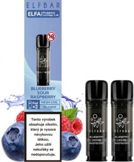 Elf Bar ELFA cartridge 2 Pack Blueberry Sour Raspberry 20 mg