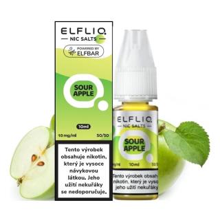 Elf Bar Elfliq Salt Sour Apple 10 ml 10 mg