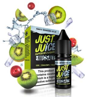 Just Juice Salt - E-liquid - Kiwi & Cranberry On Ice (Ledové kiwi & brusinka) - 11mg