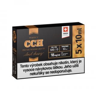 JustVape nikotinový booster CCH VG100 18mg 5x10ml