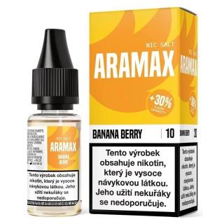 Liquid ARAMAX SALT Banana Berry 10ml Síla nikotinu 10 mg