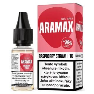 Liquid ARAMAX SALT Raspberry Straw 10ml Síla nikotinu 10 mg