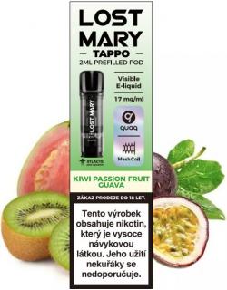 LOST MARY TAPPO Pods cartridge Kiwi Passion Fruit Guava 17mg 1 ks