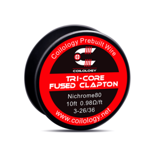 Odporový drát Coilology - Tri-core Fused Clapton Ni80 (3-26/36) (3m)