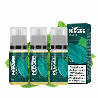 PEEGEE Mentol 3 x 10 ml 18 mg