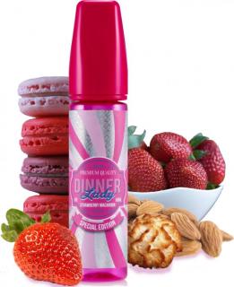 Příchuť Dinner Lady Shake and Vape Deserts 20ml Strawberry Macaron