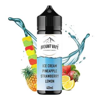 Příchuť Mount Vape S&V - Ice Cream Pineapple Strawberry Lemon 40ml