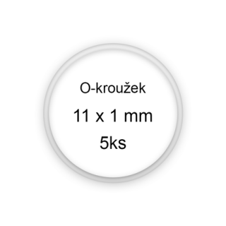 Sada O-kroužků / těsnění 11x1 mm (5ks)