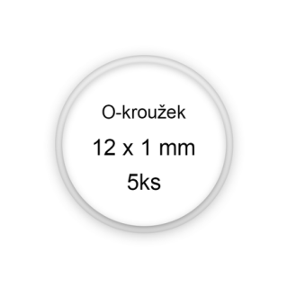 Sada O-kroužků / těsnění 12x1 mm (5ks)