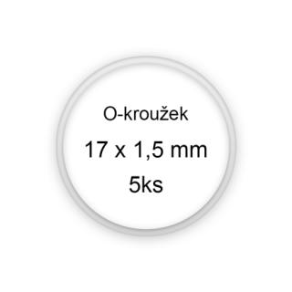 Sada O-kroužků / těsnění 17x1,5 mm (5ks)