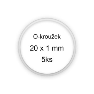 Sada O-kroužků / těsnění 20x1 mm (5ks)