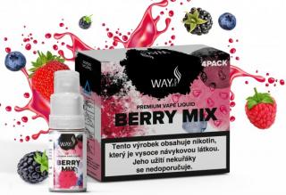 WAY to Vape 4Pack Berry Mix 4 x 10 ml 6 mg