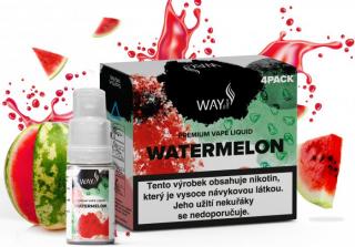 WAY to Vape 4Pack Watermelon 4 x 10 ml 6 mg