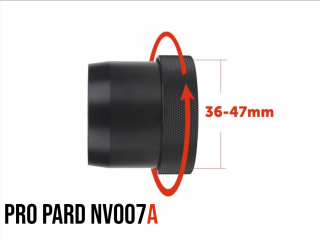 Univerzální objímka (adaptér) pro PARD NV007A a NV007V (od 36 do 47mm)