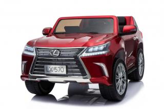 Elektrické autíčko Lexus LX570 lakované červené