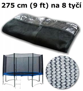 Ochranná síť na trampolínu 275 cm (9 ft) na 8 tyčí