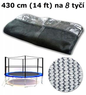 Ochranná síť na trampolínu 430 cm (14 ft) na 8 tyčí