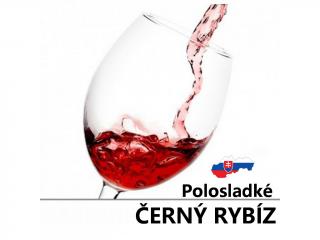 ČERNÝ RYBÍZ - polosladké ovocné stáčené víno Množství: 1,5 litru + obal ZDARMA