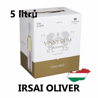 Irsai Oliver 5 litrů bag in box - polosladké