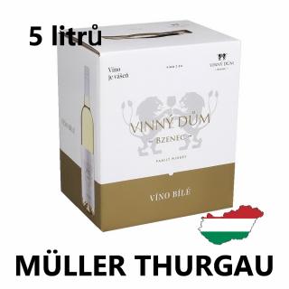 Müller Thurgau 5 litrů bag in box - suché