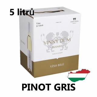 Pinot Gris 5 litrů bag in box - suché