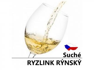 RYZLINK RÝNSKÝ - suché stáčené víno Množství: 1,5 litru + obal ZDARMA