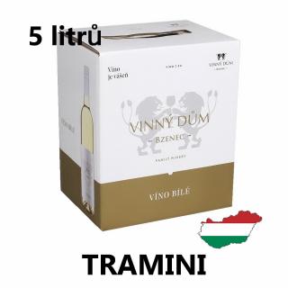 Tramini 5 litrů bag in box - polosuché