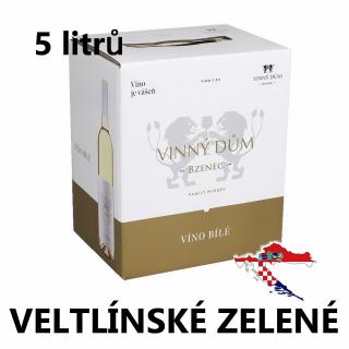 Veltlínské zelené 5 litrů bag in box - suché