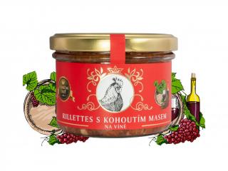 Vineco Rillettes s kohoutím masem na víně 180g