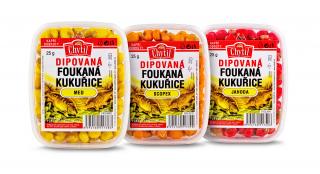 Dipovaná foukaná kukuřice 25g Příchuť: Med