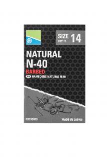 Natural N-40 hooks Velikost: 16